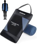 Quick Dry Microfiber Towel Travel, Beach & Camping Towels. Fast Drying, Super Absorbent & Ultra Compact for Travel, Bath, Gym, Swimming, 1 Pack, 60''x30'' Navy Blue