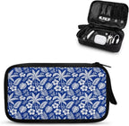 Tropical Flowers Electronic Organizer Travel Cable Organizer Bag Portable Pouch Electronic Accessories Carry Case for Tech Accessory Phone Power Bank Cable Cord Charger