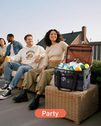TOURIT Soft Sided Cooler Bag Insulated 30/48/60 Cans, Large Collapsible & Leakproof Ice Chest for Picnic, Beach, Camping, Travel