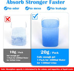 oceanengine Portable Toilet Absorbent Gel, Portable Toilet Powder Poo Urine Powder for Camping Outdoor Hiking
