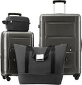 Merax Luggage Sets 20/28 Inch Suitcase Sets with TSA Lock Hardshell Luggage with Bags