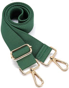 S&loyoe Thickened Solid Color Purse Straps Replacement Crossbody Bag Strap Adjustable Wide Guitar Straps for Handbags 1.5inch