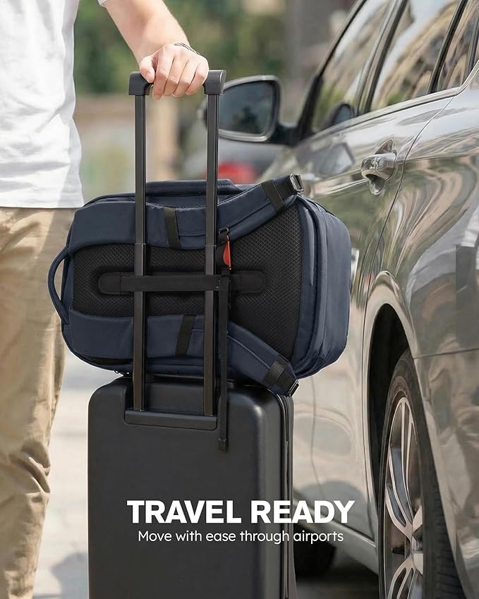 Tolaccea Travel Laptop Backpack 32L, TSA Friendly Flight Approved Computer Work Business Bag, Water-resistant Carry on Luggage, Durable Casual Daypack College Rucksack for Men Women