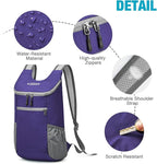 G4Free 11L Ultra Lightweight Backpack Small Foldable Rucksack Unisex Hiking Bag