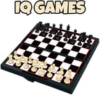 Gamie Magnetic Board Travel Games for Kids, Includes 12 Retro Fun Games - 5" Compact Design, Individually Boxed Travel Essentials for Kids Road Trip/Airplane/Camping, Stocking Stuffers for All Ages