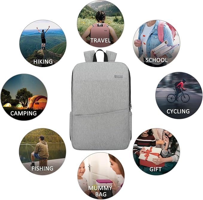 MAXTOP Travel Laptop Backpack Business Anti-theft Backpacks[Water Resistant] College Bookbag Fits 18.4 Inch Laptop
