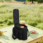 Carrying Bag for Keurig K-Mini Mate Single Serve Coffee Maker, Portable Single Serve Coffee Maker Travel Carrying Case, Thick Padded for Protection, Storage Tote Bag for Coffee Machine