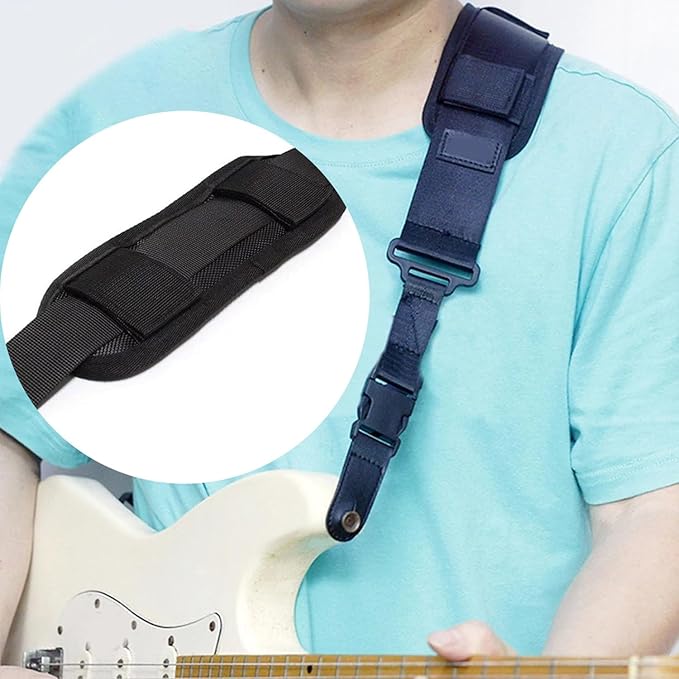 2 Pack Shoulder Strap Pad Add On Detachable Chest Bag Shoulder Pad Cushion for Laptop and Tablet Bag Case Laptop Bag Messenger Bags Crossbody Sling Bags Guitar Straps