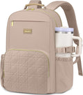 Focdod Laptop Backpack for Women Bookbag: 15.6 inch Work Backpacks with Pouch Pocket for Large Capacity Cup & USB Charger College Book Bag Travel Business Nurse Teacher Bookbags Anti-theft Back Pack