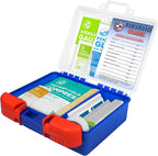 Be Smart Get Prepared 110 pc First Aid Kit (4 Pack): Clean, Treat, Protect Minor Cuts, Home, Office, Car, School, Business, Travel, Emergency, Outdoor, Camping & Sports (Packaging May Vary)