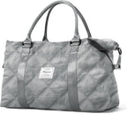 HYC00 Travel Duffel Bag,Carry-on Overnight Weekender Bags for Women,Sports Tote Gym Bag with Wet Pocket