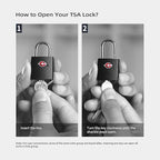 TSA Approved Locks for Luggage 4 Pack, TSA Locks for Luggage Travel Accessories, Small Padlock with Key, Weatherproof Outdoor Use Keyed Mini Padlock for Suitcase, Backpack, Bag, Zipper