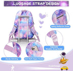 PIG PIG GIRL Backpack for Girls 3pcs Set Kids Backpack with Lunch Box Students Kawaii Book Bag for Elementary Primary Middle School Bags - Ita Backpack - Galaxy