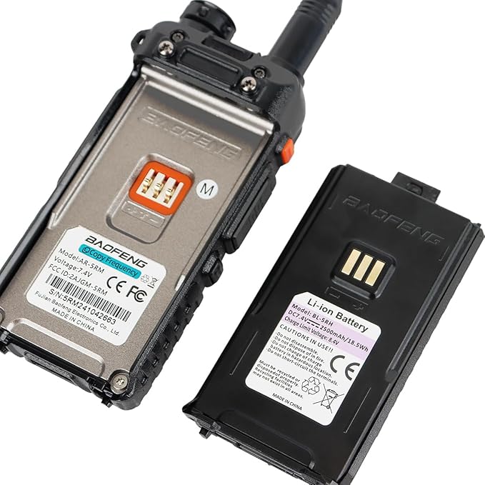 Baofeng Radio Ham Radio Handheld UV-5R Upgrade Long Range Rechargeable AR-5RM 10W NOAA Weather Emergency Tactical Two Way Radio with Programming Cable for Survival Gear Hunting Camping,2 Pack