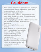 Miady 2-Pack 10000mAh Dual USB Portable Charger, USB-C Fast Charging Power Bank, Backup Charger for iPhone 15/14/13, Galaxy S23/22, Pixel and etc