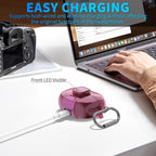 for Bose Ultra Open Earbuds Case with Secure Lock & Phone Stand, Soft TPU Shockproof Protective Clear Case for Bose Open Ear Earbuds Accessories with Cleaning Pen & Keychain (Deep Rose)