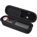Hard Carrying Case for medicube Booster Pro 6-in-1 Real Glass Glow Beauty Massager, Shockproof EVA Storage Organizer with Mesh Pocket, Portable Travel Case, Black