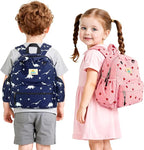 STEAMEDBUN Corduroy Toddler Backpack for Girls 2-4: Kids backpack for Boys Girls - 12 inch Preschool Kindergarten Backpacks - Strawberry