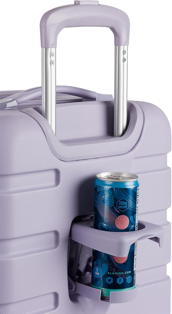 SwissGear 7366 Signature Hardside Expandable Luggage with Spinner Wheels, TSA Lock, Cup-Holder, Evening Haze, 3-Piece Set (19/23/27)