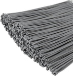XINGO 1000 PCS Silver Zip Ties 8 Inch, 60 LBS Tensile Strength, Self-Locking Nylon Plastic Nylon PA66 Wire Ties for Indoor and Outdoor Use