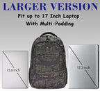 MATEIN 17.3 Inch Computer Backpack, Extra Large TSA Friendly Travel Laptop Backpack, Anti Theft Carry On Flight Approved Business Work College Backpack Bag for Men Women Gift