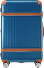 3 Piece Hardshell Luggage Sets 20"+24''+28" Expandable Hardside Luggages Spinner Suitcase with Spinner Wheels & TSA Lock,Lightweight Luggage Sets For Women Men Outdoor Travel Blue