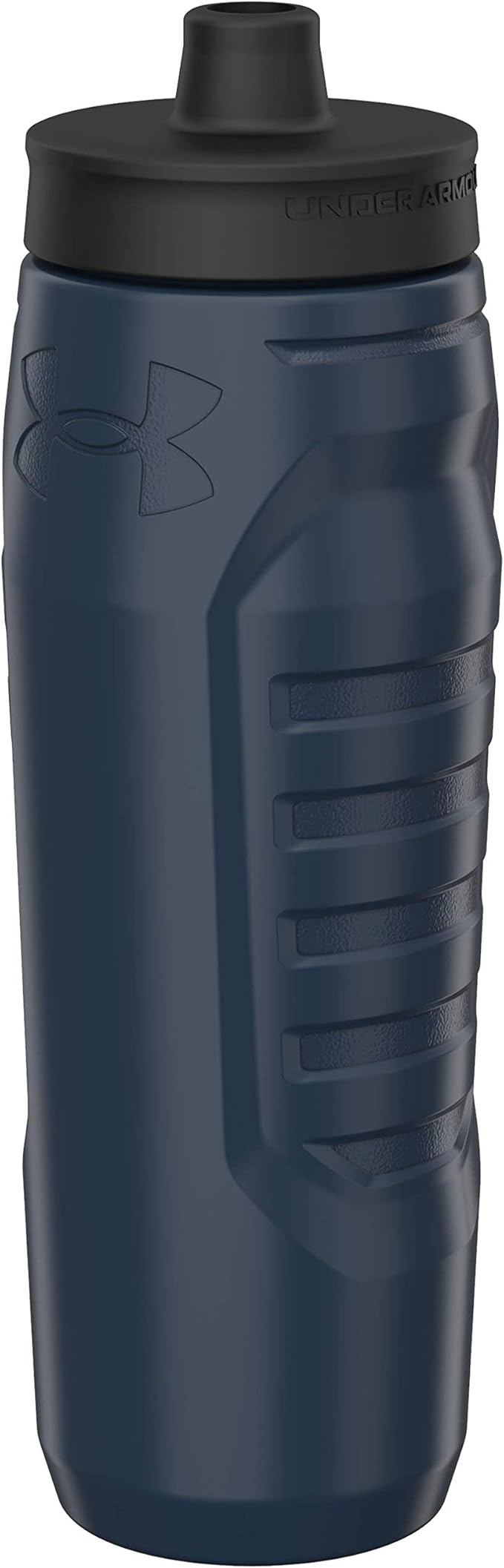 Under Armour Squeeze Water Bottles, 32 oz Water Bottles, Sideline Sports Water Bottle with Quick-Shot Lid, Quick & Easy Hydration, Gym Water Bottles, Squeeze Bottle, 1 32oz Bottle
