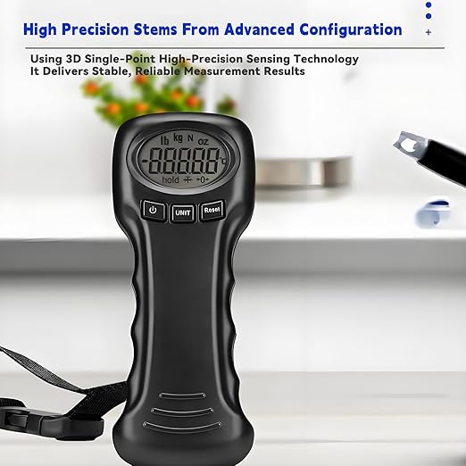 Luggage Weight Scale, 50kg/110lb Portable Travel Hanging Luggage Scales for Suitcases, Electronic Weight, LCD Digital Display, Ergonomic Anti-Slip Handle, Auto Lock Feature