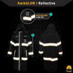 KwikSafety - Charlotte, NC - TORRENT Rain Jacket & Trench Coat ANSI OSHA Class 3 High Visibility Jacket Hi Vis Rain Gear