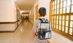 Trail maker Clear Backpack Heavy Duty with Padded Straps, Side Pockets for Kids, Boys, Girls, School, Stadium Approved Events