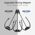 Charger Cord Replacement for Fitbit Charge 5/Charge 6/Luxe Smartwatch, Reset Button Cable (3.3Ft/2 Pack)