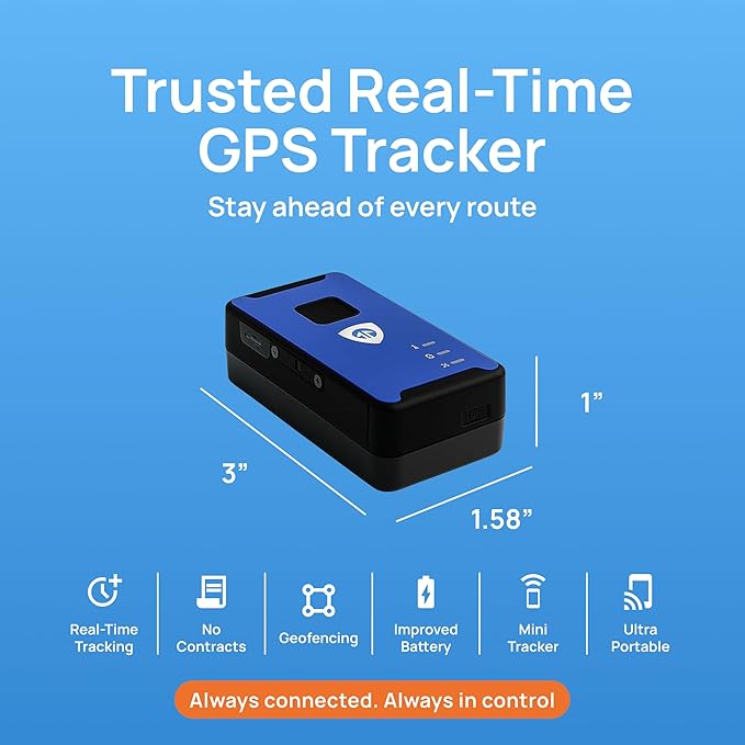 Brickhouse Security Spark Nano 7 GPS Tracker for Vehicles - Covert Car Tracker Device and Fleet GPS Tracker - GPS Tracking Device with App and 4G LTE Coverage in North America - Subscription Required