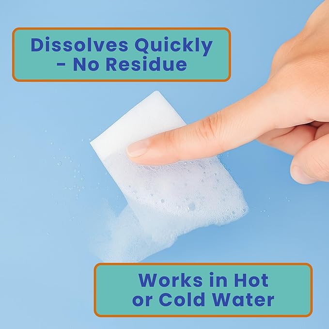 Travel Laundry Detergent Sheets 30 Pack – Hand Wash or Machine Wash Travel Detergent with Universal Sink Stopper best for Cruise, Hotel, Camping & On-the-Go Washing