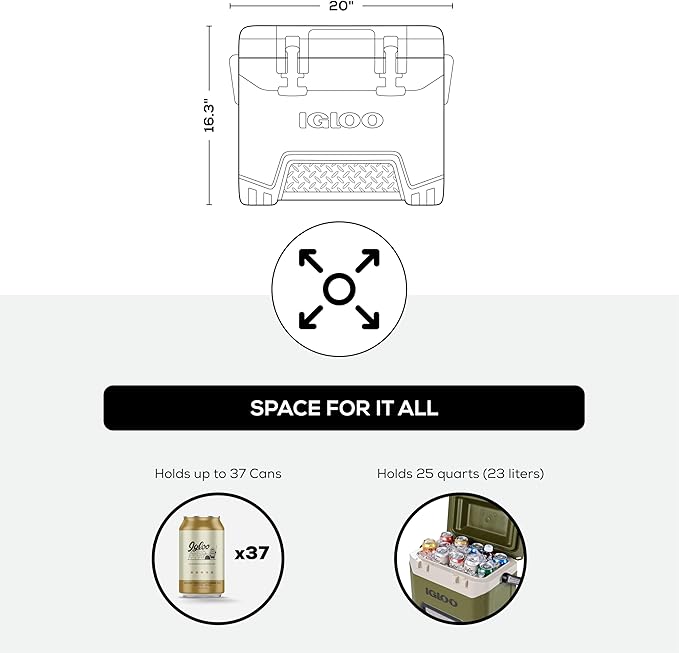 Igloo BMX Cooler | Insulated Hard Shell Ice Chest