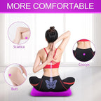 KYSMOTIC Gel Seat Cushion for Long Sitting (Large & Thick), Soft & Breathable, Gel Cushion for Wheelchair, Gel Chair Cushion for Hip Pain, Gel Seat Cushion for Office Chair (Black Cover)
