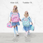 mibasies Toddler Backpack for Girls 2-4: Cute Kids Backpacks for Girls - Preschool Kindergarten Backpack - Rabbit