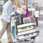 4 PC Luggage Handle Wrap Luggage Handle Covers Tags for Suitcase Bags Travel Luggage Handle Identifier Gripper Sea Waves Seaweed Blue