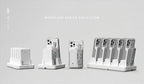 URBAN ARMOR GEAR UAG Workflow Rechargeable Battery Pack 5000mAh Healthcare White/Gray, External Hot-swappable Charger Compatible with iPhone 14/13/12/12 Pro/SE/8 Workflow Cases