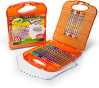 Crayola Twistables Colored Pencils Set 65 pieces (25 pencils + 40 paper sheets), Kids Drawing Kit, Portable Art Case, Kids Colored Pencils, Coloring Supplies, Gifts.