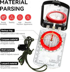 Compass Hiking Survival, Wilderness Survival Compass for Kids- Magnetic Gear Set Navigation Map- Backpacking Camping Hunting Survival