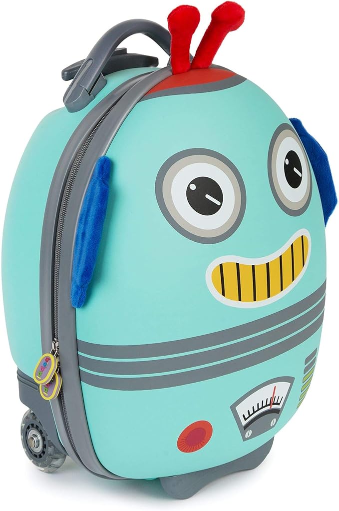 boppi - Children's Suitcase - Tiny Trekker Children's Trolley Suitcase - Boys & Girls Suitcase - Suitable as Cabin Luggage - 17 L