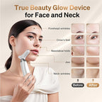 Face Massager Tool for Face and Neck, 7-in-1 Facial Neck Massager Tool with 4 Modes, Beauty Device Facial Massage for at-Home Skin Care or Travel Use