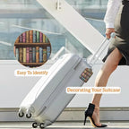 Vintage Book Luggage Tags for Suitcase 3 Pack, Privacy Cover ID Label with Stainless Steel Loop and Address Card for Travel Bag Suitcase