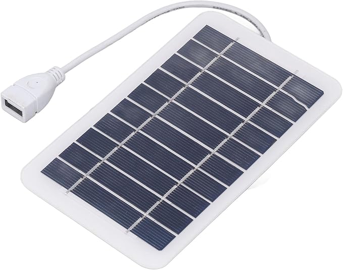 SUNGOOYUE Solar Panel, Portable Small and Lightweight Outdoor Solar Panel Charger for Camera Cell Phone Mobile Power Pack 2W 5V