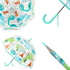 Kids Clear Umbrella for Rain Dome Bubble Umbrellas Windproof for Kids Boys and Girls