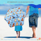 ALAZA Kids Umbrella Stick Umbrellas Cute Umbrella for Boys Girls Toddler UV/Sun Rain Windproof