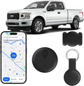 GPS Tracker for Vehicles, No Subscription or SIM Required, Hidden Vehicle Locator, Magnetic Waterproof, Accurate Tracking, 365-Day Battery Life, iOS Only (Black)