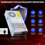 VAYALT 24V 20.8A 500W DC Switching Power Supply, Universal Regulated Switching AC 110V/220V to DC 24V Transformer, 24V Power Supply for Industrial, CCTV, Computer Project, 3D Printer, LED Strip Light