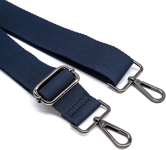 S&loyoe Thickened Solid Color Purse Straps Replacement Crossbody Bag Strap Adjustable Wide Guitar Straps for Handbags 1.5inch