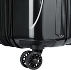 DELSEY PARIS Helium Aero Hardside Expandable Luggage with Spinner Wheels, Black, 2-Piece Set (21/24)